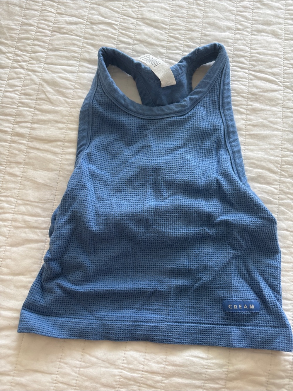 Cream Yoga Bra Top